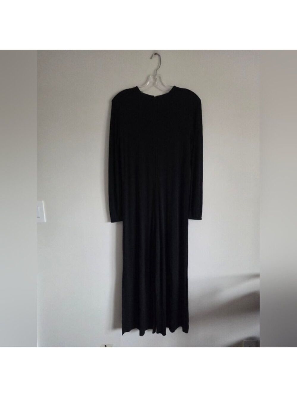 COS | Viscose Jumpsuit Long Sleeve Black Sz XS